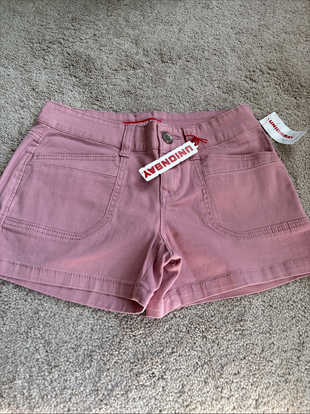 UNIONBAY Dusty Pink shorts nwt size 1
